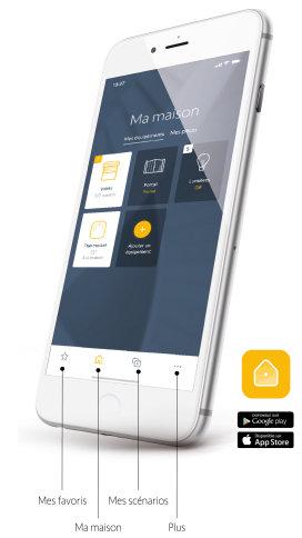 Application tahoma depuis son smartphone