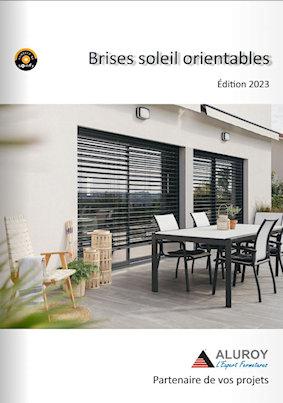 Catalogue Aluroy des brises soleil à lames orientables